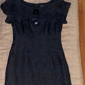 Tracy Reese Black Mini Dress